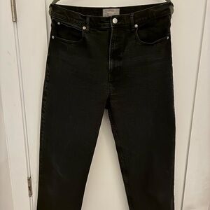Everlane Women's High Rise Black Jeans